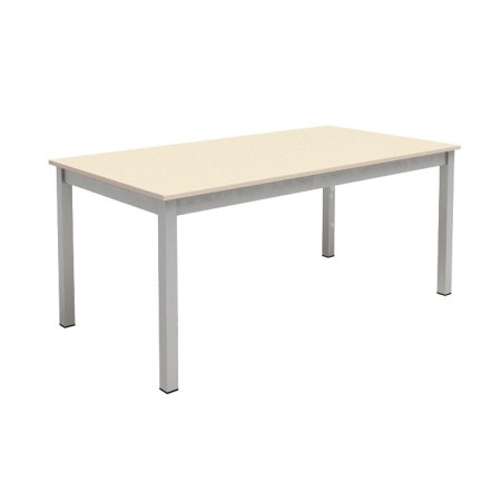 Table de cuisine rectangulaire fixe en 130cm