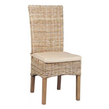 Chaises de salle à manger  en rotin