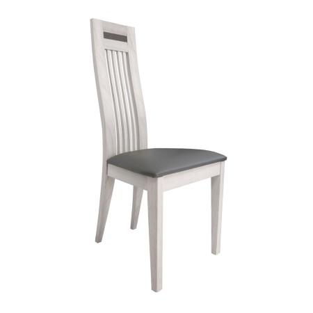 Chaise chêne massif blanchi