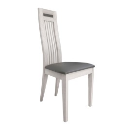 Chaise chêne massif blanchi