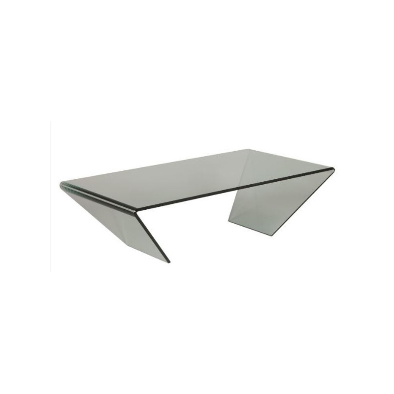 Table basse entièrement en verre renforcé
