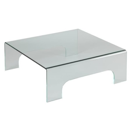 Table basse carrée 90x90 en verre