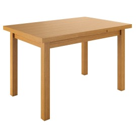 Table de cuisine rectangulaire pieds carrés