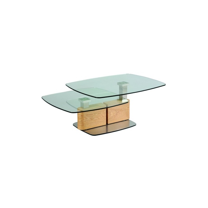 Table basse de salon verre