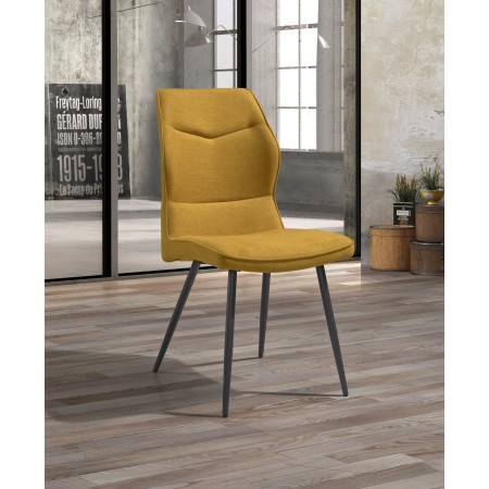 Chaise salle a manger jaune