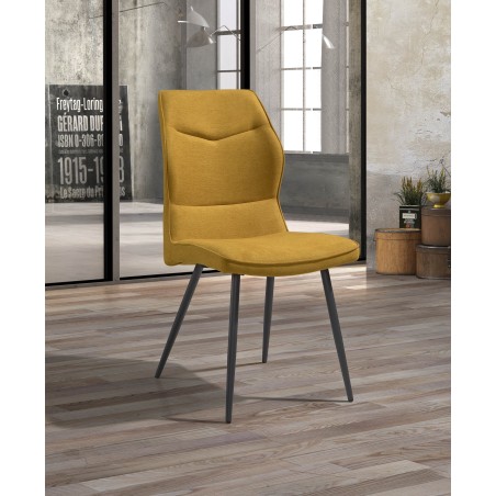 Chaise salle a manger jaune