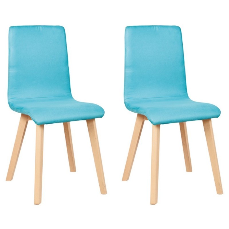 Chaise turquoise - microfibre
