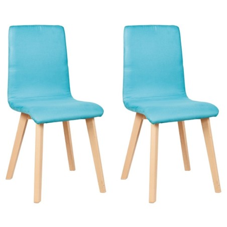 Chaise turquoise - microfibre