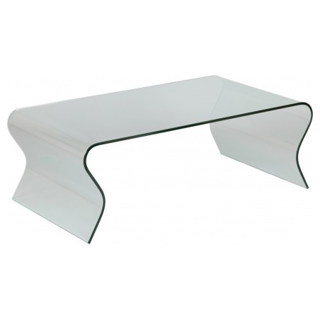 Table de salon en 120 de longueur 100% verre