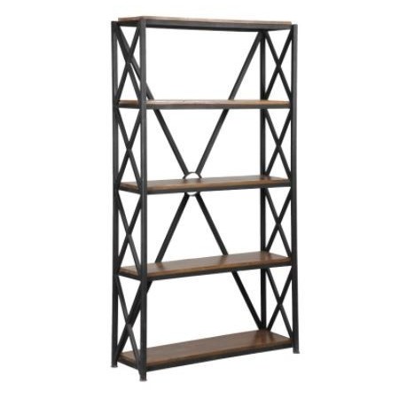 etagere murale bois et metal
