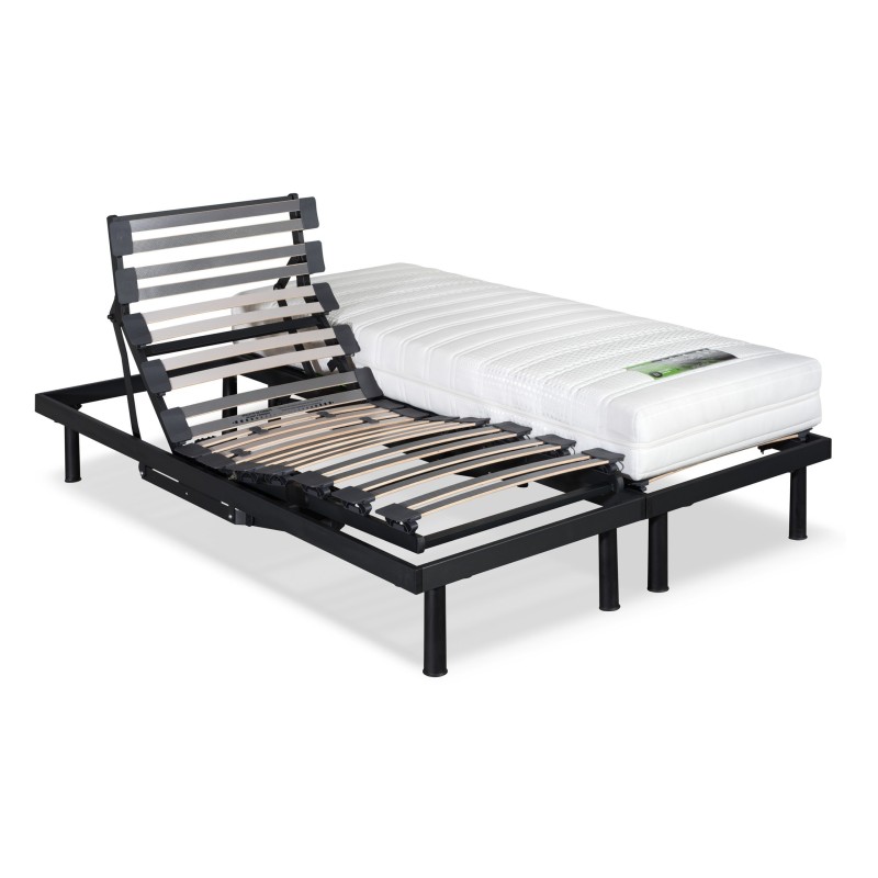 lit electrique 2x70x190