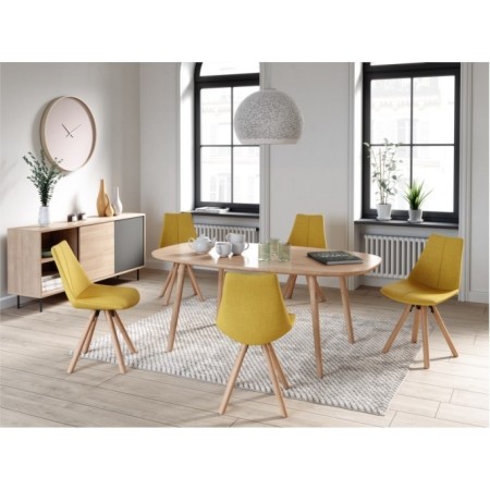 Chaises tissus en promo