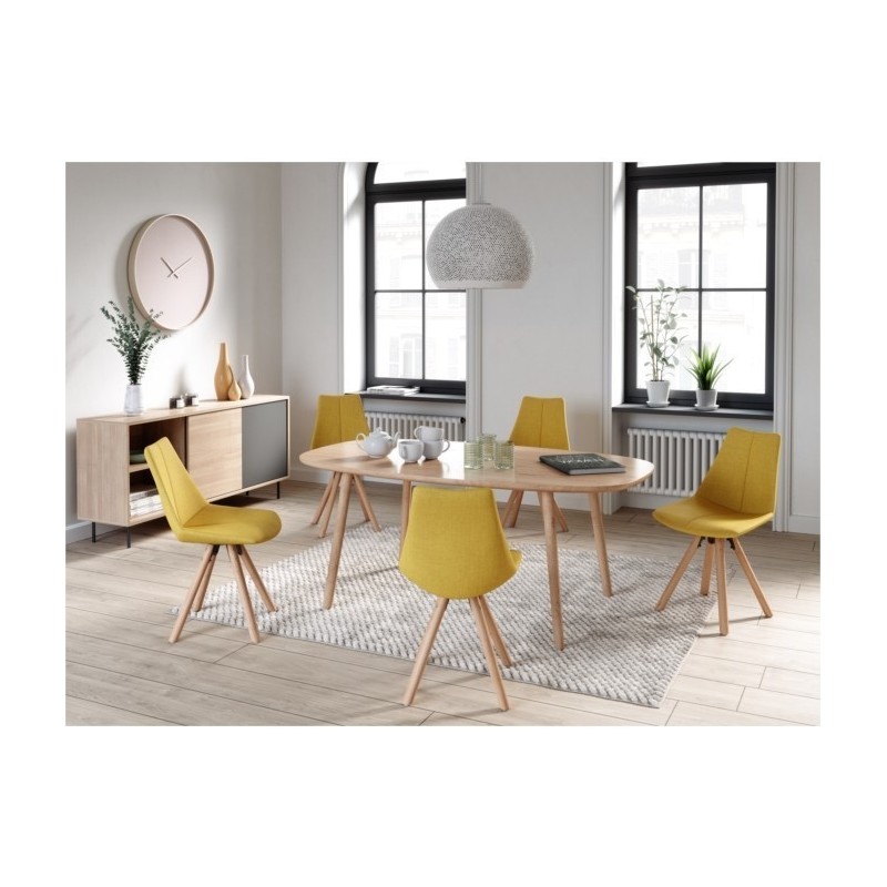 Chaises tissus en promo