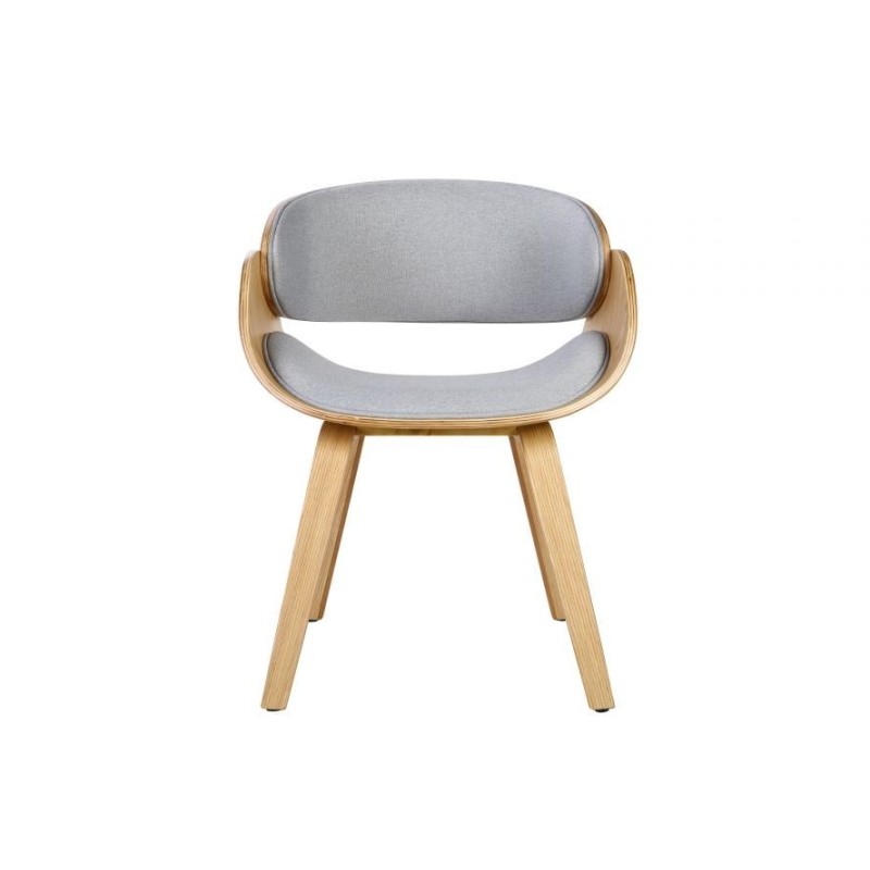 Chaise bois tissu en promo
