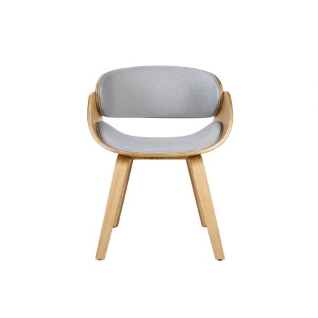 Chaise bois tissu en promo