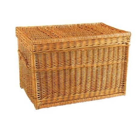 Malle de rangement en osier