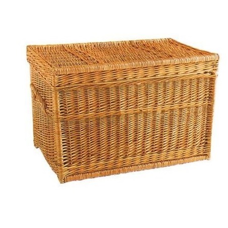 Malle de rangement en osier
