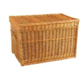 Malle de rangement en osier