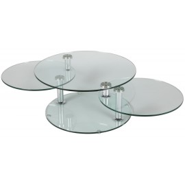 Table basse ronde pour salon