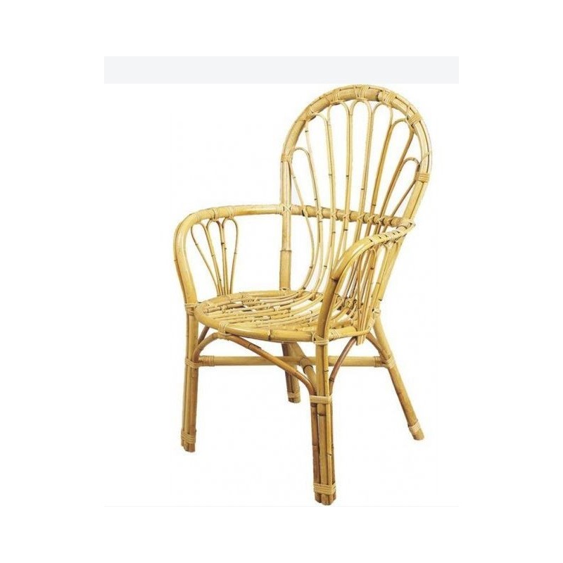 Fauteuil en rotin pour terrasse