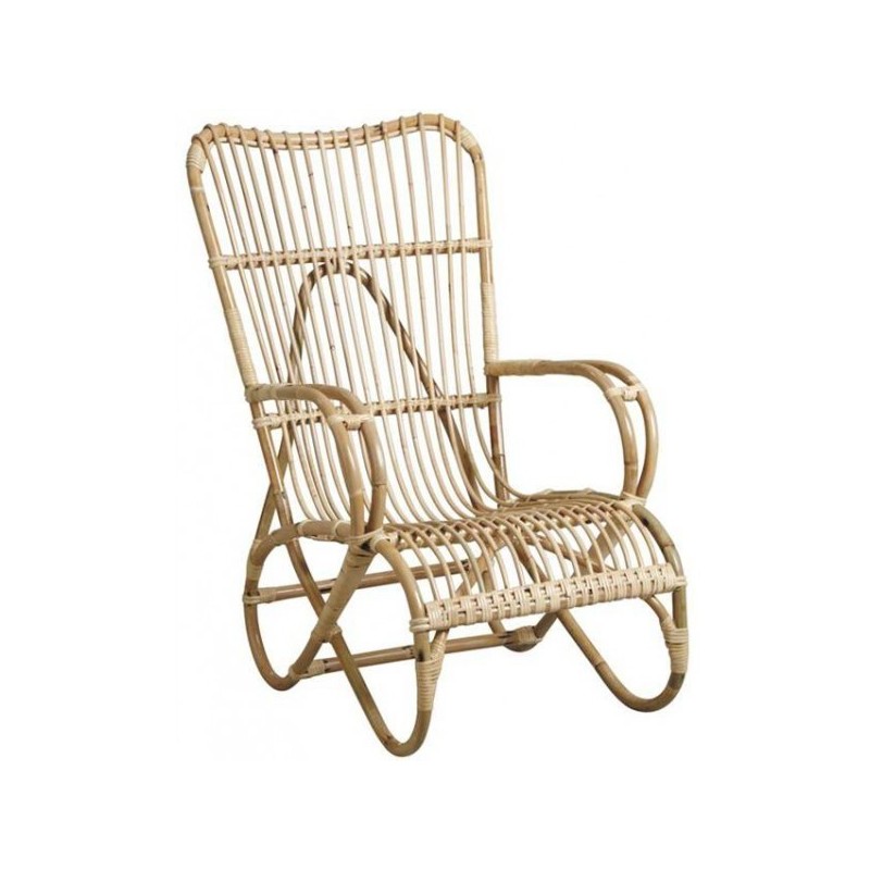 Fauteuil XL en rotin Manau