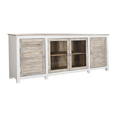 Buffet 4 portes en manguier bicolore