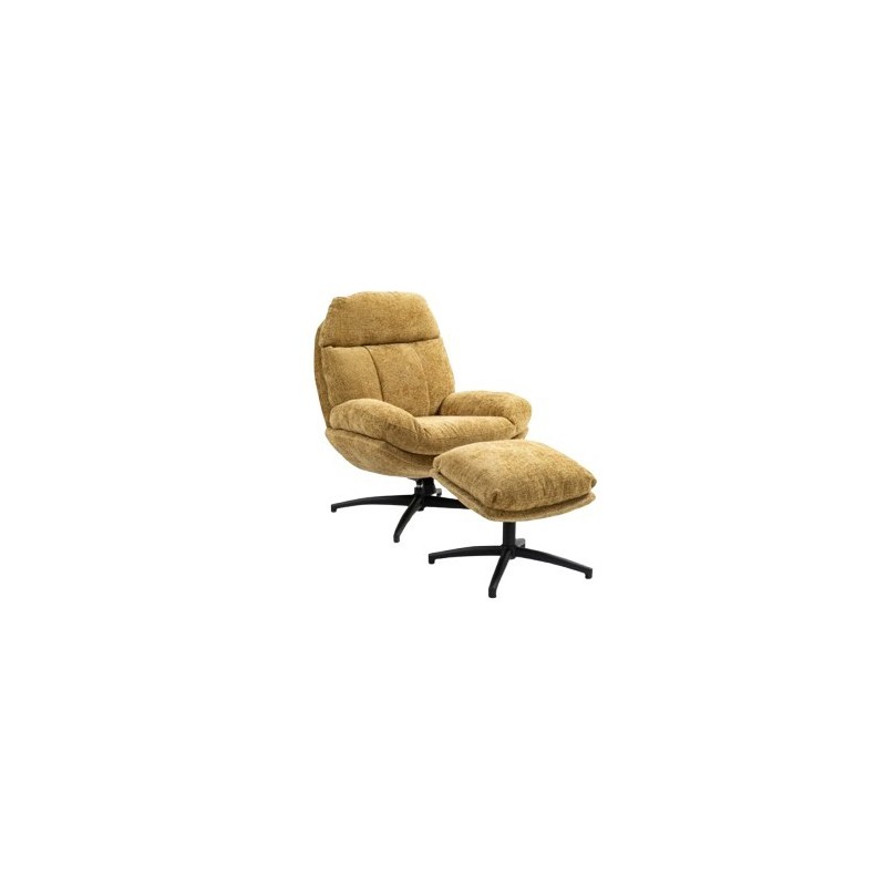Fauteuil de relaxation avec repose-pieds