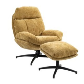 Fauteuil de relaxation avec repose-pieds