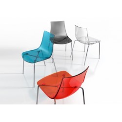 lot de 4 chaises plexiglass