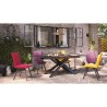 lot de 2 chaises de salle a manger style design