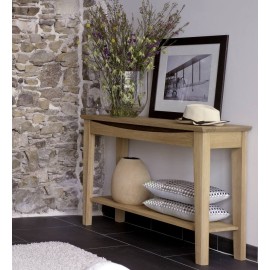 Meuble console en chêne tiroir